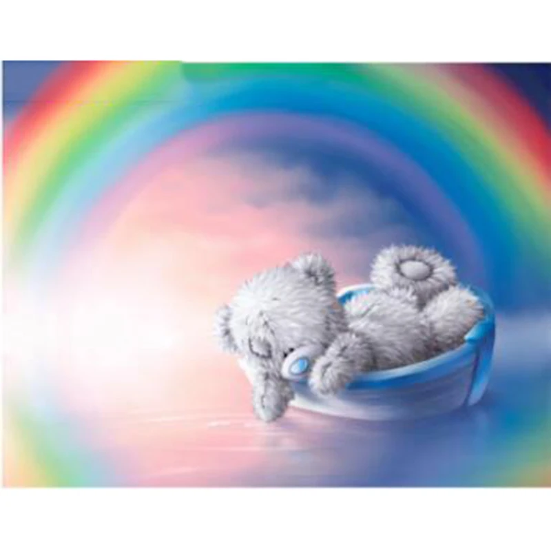 DIY 5D Diamond Painting Cross Stitch Tatty Teddy Bear Rainbow Diamond Embroidery Painting Cartoon Full Kit
DIY 5D Diamond Painting Cross Stitch Tatty Teddy Bear Rainbow Diamond Embroidery Painting Cartoon Full Kit