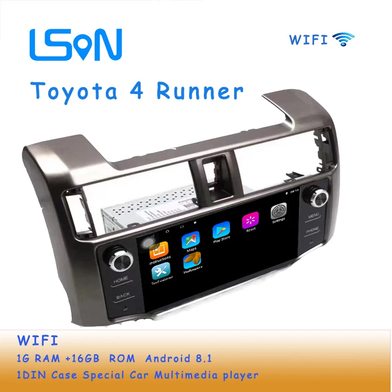 LSON 2 din Car Multimedia Player Quad Core Android 8.0 Car Radio GPS Navigation for toyota 4 Runner 2009-2015
LSON 2 din Car Multimedia Player Quad Core Android 8.0 Car Radio GPS Navigation for toyota 4 Runner 2009-2015