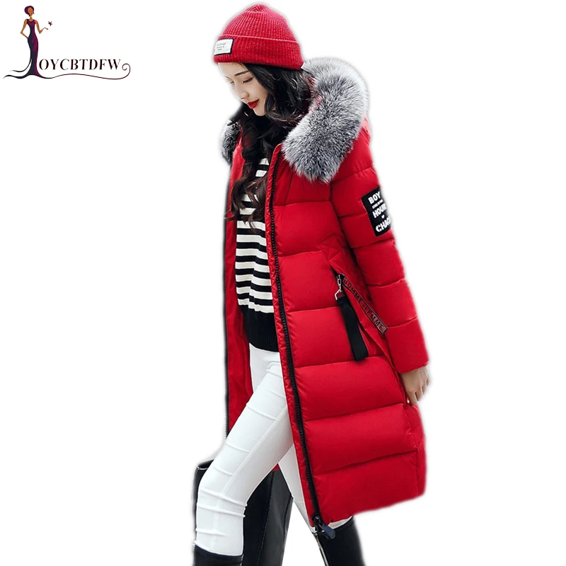 Winter Feather Cotton Jacket Women 2017 Solid Color Plus Size Mid-long Thickening Hooded Fur Collar Warm Female Outerwear Ll434
Winter Feather Cotton Jacket Women 2017 Solid Color Plus Size Mid-long Thickening Hooded Fur Collar Warm Female Outerwear Ll434