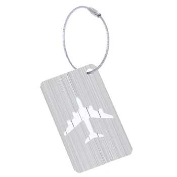 New Aluminium Travel Luggage Baggage Tag Suitcase Identity Address Name Labels(Silver)
New Aluminium Travel Luggage Baggage Tag Suitcase Identity Address Name Labels(Silver)