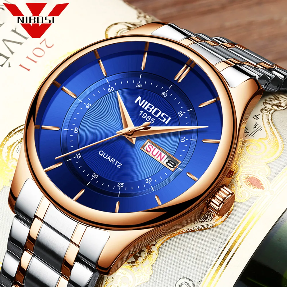 NIBOSI New Fashion Mens Watches Top Brand Luxury Big Dial Military Quartz Watch Full steelWaterproof Sport Chronograph Watch Men
NIBOSI New Fashion Mens Watches Top Brand Luxury Big Dial Military Quartz Watch Full steelWaterproof Sport Chronograph Watch Men