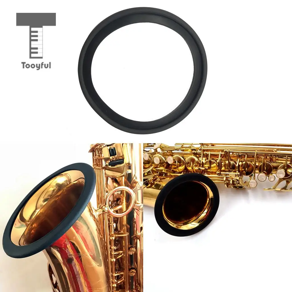 Saxophone Ring Mute Silicone Bell Protector Protective Ring for Tenor Sax Accessory