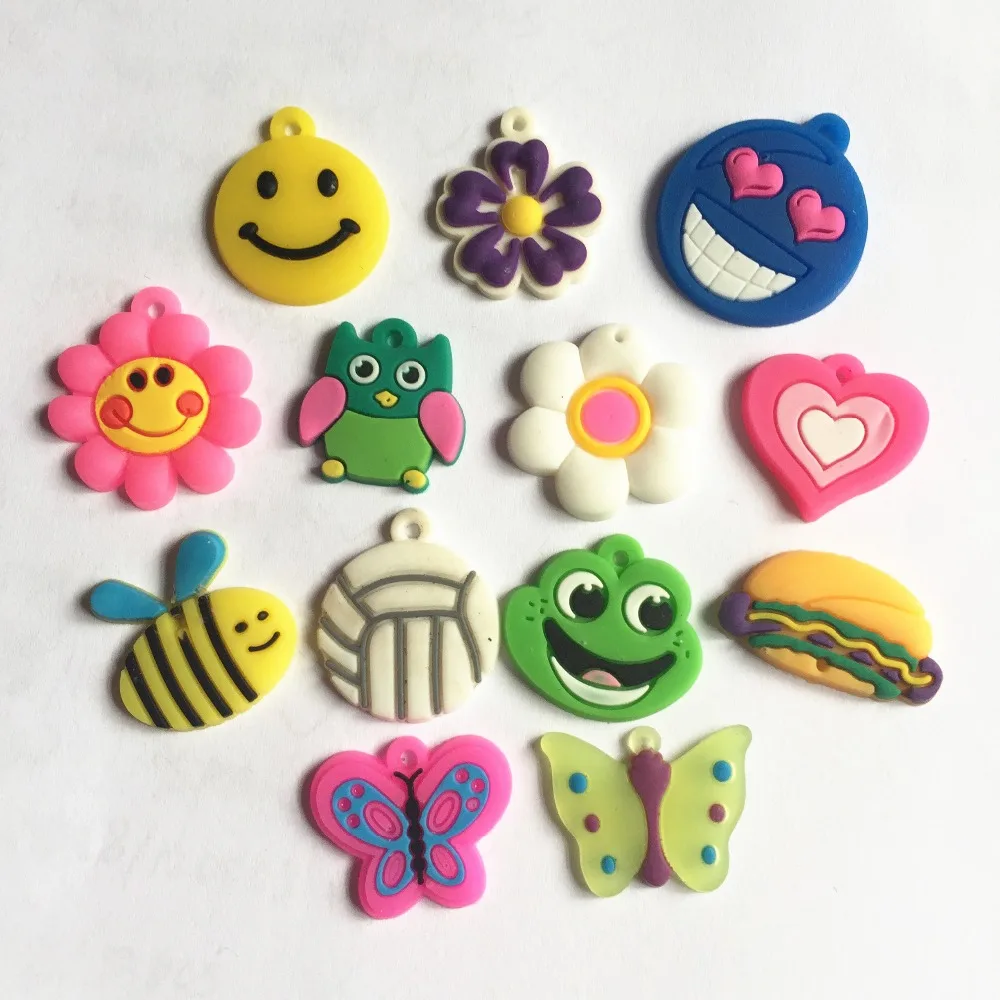40pcs Mixed Owls Butterfly Heart Cartoon PVC Silicon Patches Charms Pendants DIY Sewing Garment Shoe Accessory Patch Badge
40pcs Mixed Owls Butterfly Heart Cartoon PVC Silicon Patches Charms Pendants DIY Sewing Garment Shoe Accessory Patch Badge