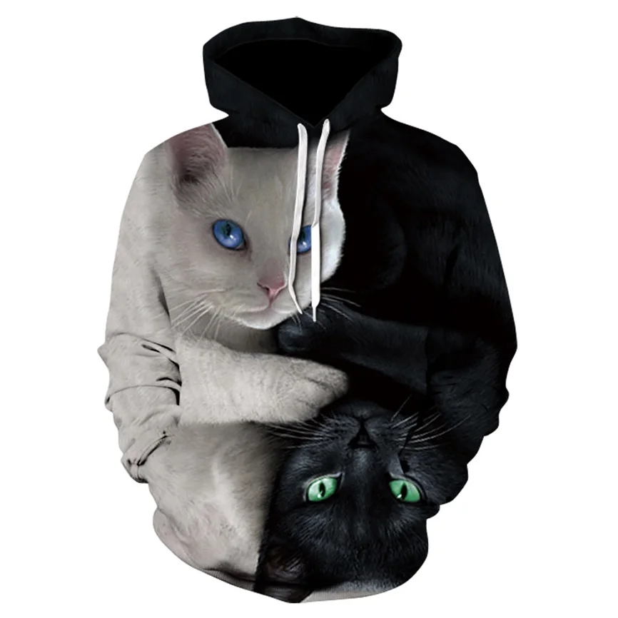 Cute YinYang Cat 3D Woman Hoodies Galaxy Cats Prints Hooded Sweatshirt Cool Wolf/Lions/Tiger Hoodies Hip-hop Pullovers Drop Ship
Cute YinYang Cat 3D Woman Hoodies Galaxy Cats Prints Hooded Sweatshirt Cool Wolf/Lions/Tiger Hoodies Hip-hop Pullovers Drop Ship