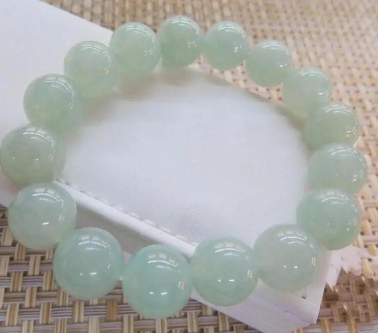 New Grade A Jadeite Jade Bead 12- 13mm Perfect Beads Link Man &Woman Lucky Bracelet expensive bracelet
New Grade A Jadeite Jade Bead 12- 13mm Perfect Beads Link Man &Woman Lucky Bracelet expensive bracelet