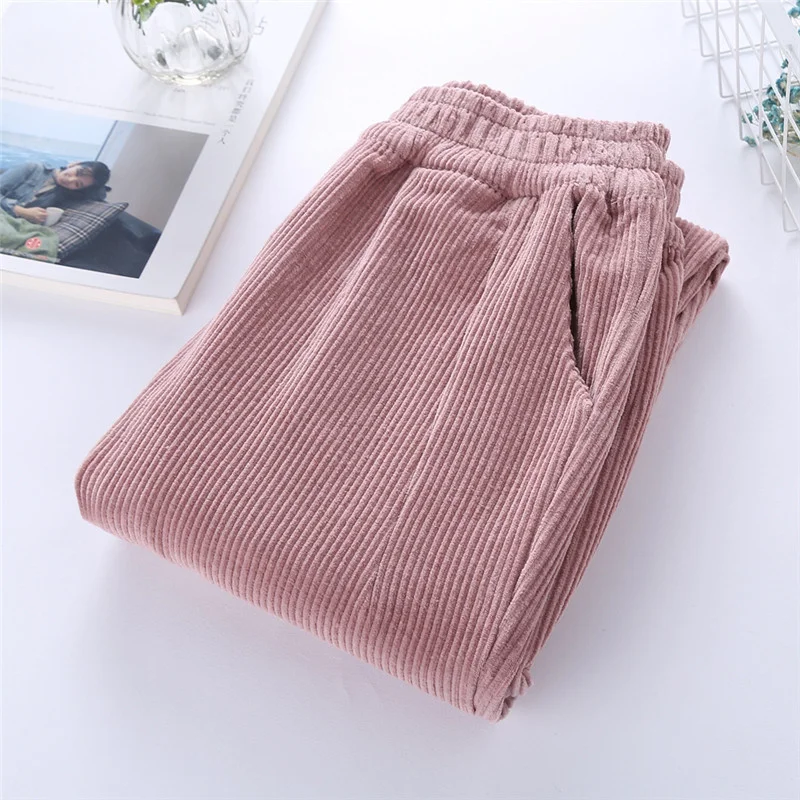 Autumn Women Corduroy Pants Pantalon Mujer Elastic Waist Harem Pants Plus Size 3XL Casual Sweatpants Trousers Loose Pants C3575
Autumn Women Corduroy Pants Pantalon Mujer Elastic Waist Harem Pants Plus Size 3XL Casual Sweatpants Trousers Loose Pants C3575