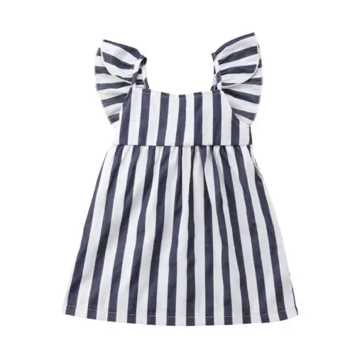 2-6T Toddler Girl Summer Fashion Backless Prtal Sleeve Blue Fairy Casual Princess Dress Kid Baby Bowknot Stripe Dresses Clothes
2-6T Toddler Girl Summer Fashion Backless Prtal Sleeve Blue Fairy Casual Princess Dress Kid Baby Bowknot Stripe Dresses Clothes