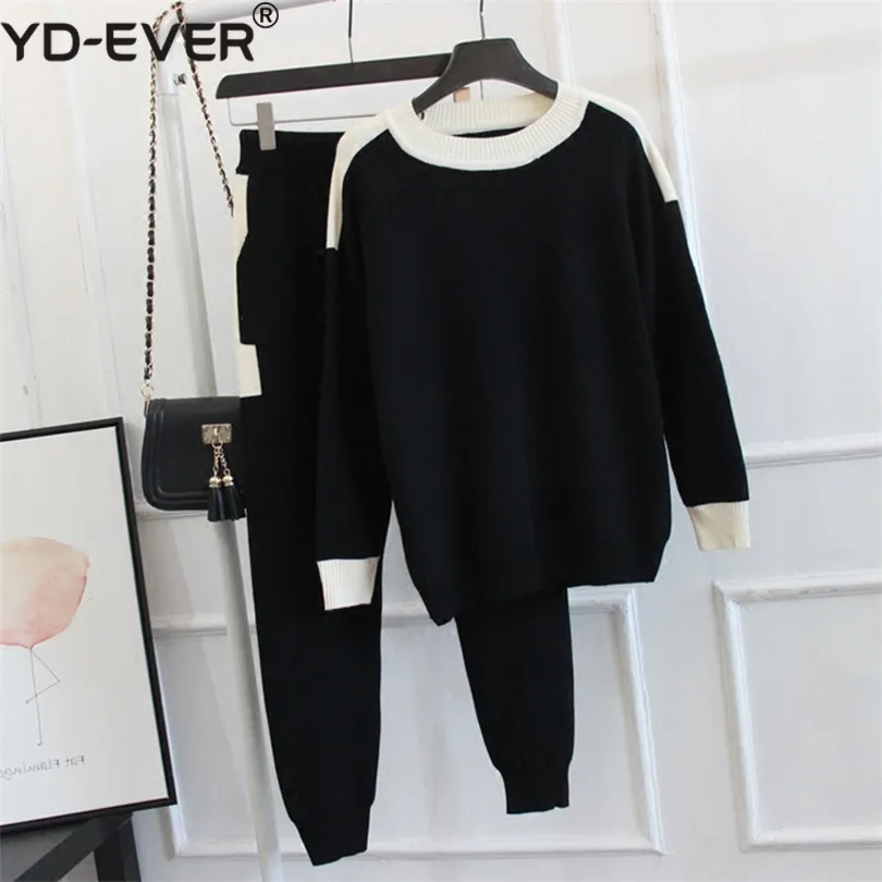 Women Casual Knit Tracksuits Long-sleeved O Neck Pullover Sweater + Pencil Pants Sets Woman Spring Autumn 2Pcs Clothing Set Suit
Women Casual Knit Tracksuits Long-sleeved O Neck Pullover Sweater + Pencil Pants Sets Woman Spring Autumn 2Pcs Clothing Set Suit