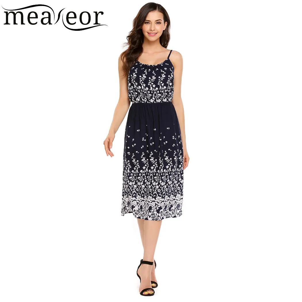 Meaneor Floral Print Spaghetti Straps Sundress Women Sleeveless Calf Length Sheath Empire Casual Summer BOHO Dresses Vestidos
Meaneor Floral Print Spaghetti Straps Sundress Women Sleeveless Calf Length Sheath Empire Casual Summer BOHO Dresses Vestidos