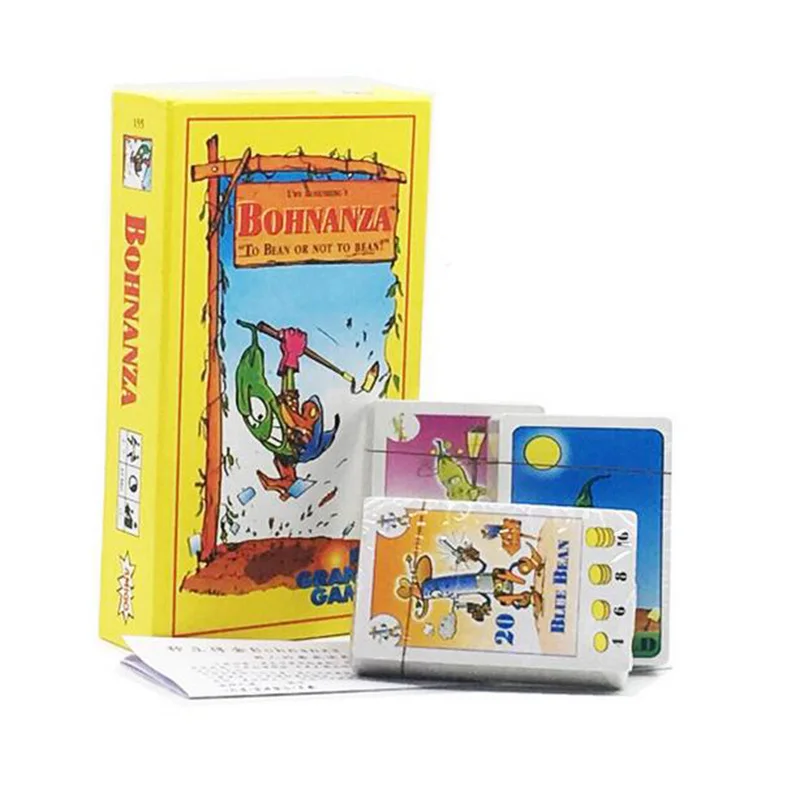 Bohnanza Board Game Newest Version For 2-7 Playing Card Game For Kids Free Shipping
Bohnanza Board Game Newest Version For 2-7 Playing Card Game For Kids Free Shipping