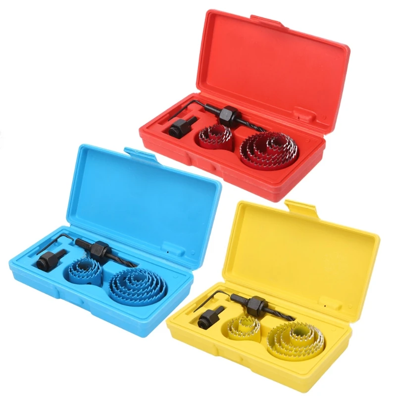 11Pcs/set Wood Alloy Iron Cutter Bimetal Hole Saw Twist Drill Bit Hex Wrench Kit
11Pcs/set Wood Alloy Iron Cutter Bimetal Hole Saw Twist Drill Bit Hex Wrench Kit