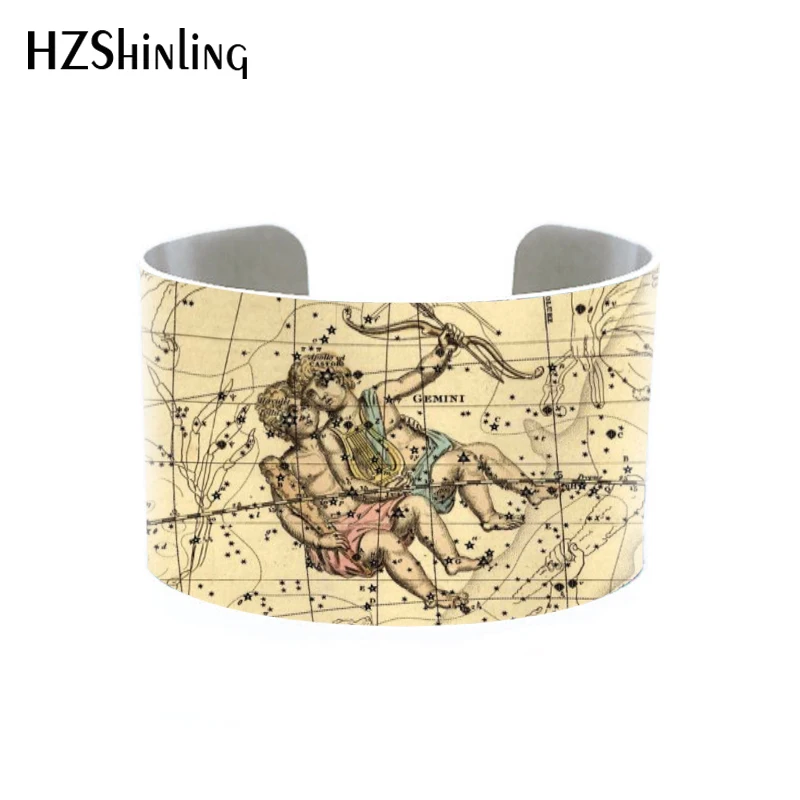 vintage statement gemini Zodiac map jewelry Astronomy Gift for Personalized cuff bracelet Galaxy Astrological Space bangle
vintage statement gemini Zodiac map jewelry Astronomy Gift for Personalized cuff bracelet Galaxy Astrological Space bangle