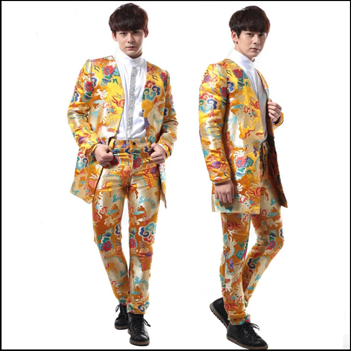 HOT 2019 new fashion Vintage chinese style suit wedding dress costume clothes embroidery robes coat singer costumes Performance
HOT 2019 new fashion Vintage chinese style suit wedding dress costume clothes embroidery robes coat singer costumes Performance