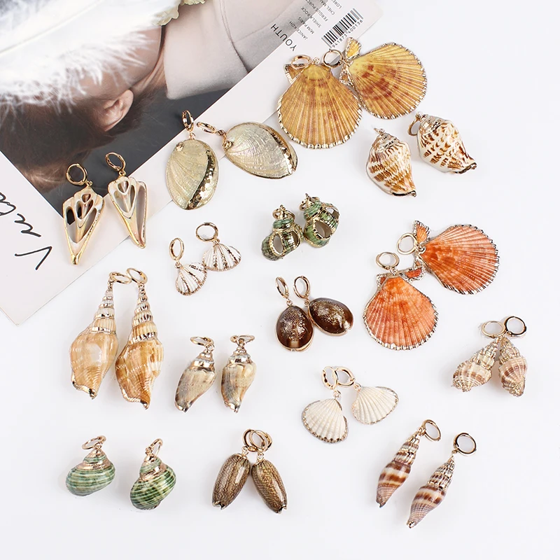 2019 Fashion Natrural Shell Earrings For Women Summer Vocation Unique Sea Beach Drop Earring Female Party Jewelry Dropshipping
2019 Fashion Natrural Shell Earrings For Women Summer Vocation Unique Sea Beach Drop Earring Female Party Jewelry Dropshipping