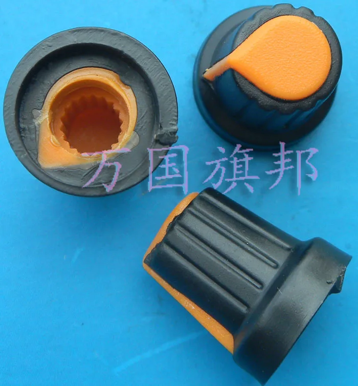 Delivery. Free potentiometer knob environmentally friendly plastic high 17MM diameter 15MM orange head black orange
Delivery. Free potentiometer knob environmentally friendly plastic high 17MM diameter 15MM orange head black orange