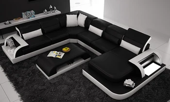 2018 leather sofa set indoor living room hot sale furniture with LED and storage
2018 leather sofa set indoor living room hot sale furniture with LED and storage