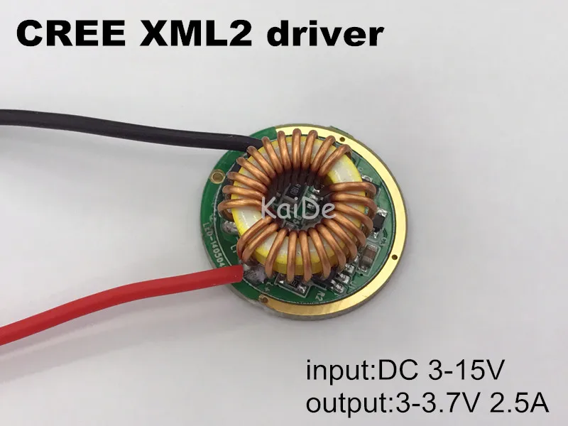 Драйвер cree xml xml2 xpl 10 шт. 5 режимов диаметр 22 мм 3-3 7 в а постоянный ток светодиодный