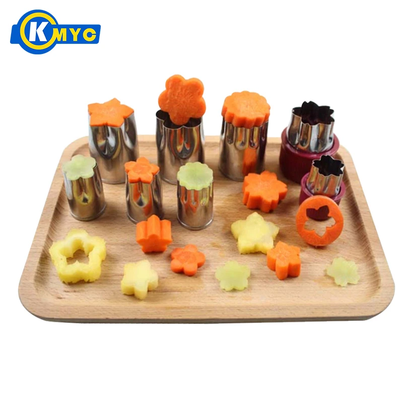 KMYC Multifunction 8Pcs Stainless Steel Flower Star Shape Vegetable Fruit Cutter Mold As Seen On TV kitchen accessories Gadgets
KMYC Multifunction 8Pcs Stainless Steel Flower Star Shape Vegetable Fruit Cutter Mold As Seen On TV kitchen accessories Gadgets