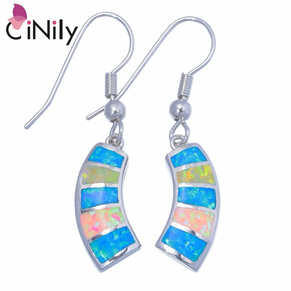 CiNily Created Blue Pink Yellow Fire Opal Silver Plated Wholesale Fashion Jewelry for Women Dangle Earrings 1 1/2" OH4468
CiNily Created Blue Pink Yellow Fire Opal Silver Plated Wholesale Fashion Jewelry for Women Dangle Earrings 1 1/2" OH4468