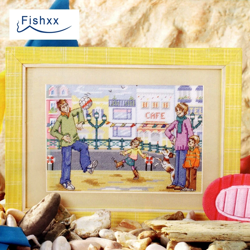 European magazine Fishxx Cross Stitch Kit Crazy103-1 winter impression family travel character hand embroidery
European magazine Fishxx Cross Stitch Kit Crazy103-1 winter impression family travel character hand embroidery