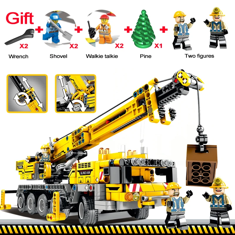 665PCS Engineering Derrik Cars Compatible Technic Truck Bulldozer Vehicle with Action Figures Bricks Toys for Child
665PCS Engineering Derrik Cars Compatible Technic Truck Bulldozer Vehicle with Action Figures Bricks Toys for Child