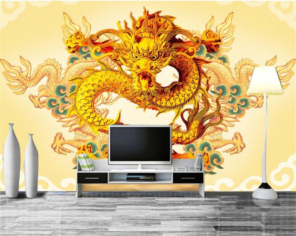beibehang Home decoration painting noble dragon line dragon dragon background Chinese wall papel de parede 3d wallpaper tapety
beibehang Home decoration painting noble dragon line dragon dragon background Chinese wall papel de parede 3d wallpaper tapety