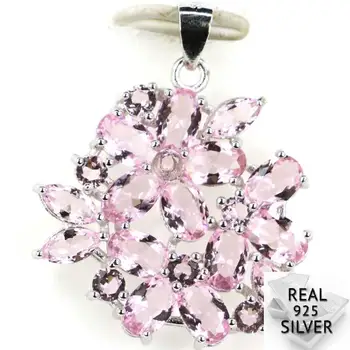Guaranteed Real 925 Solid Sterling Silver 3.6g Romantic Flower Shape Pink Kunzite CZ Present Pendant 30x26mm
Guaranteed Real 925 Solid Sterling Silver 3.6g Romantic Flower Shape Pink Kunzite CZ Present Pendant 30x26mm