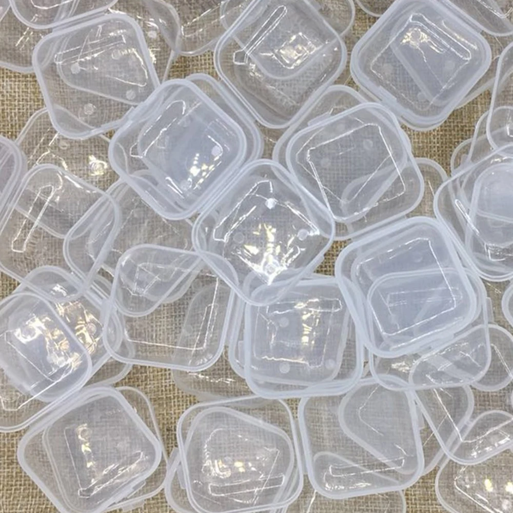 10Pcs / Set Mini Cute Storage Box 35*35*18mm Transparent Plastic Decorative Small Boxes Jewelry Office Sundries Organization
10Pcs / Set Mini Cute Storage Box 35*35*18mm Transparent Plastic Decorative Small Boxes Jewelry Office Sundries Organization