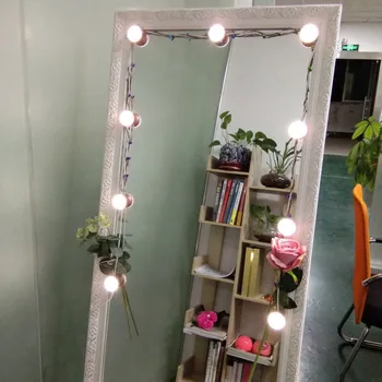 USB LED Makeup Mirror Light String Lamp 10 Bulbs Kit For Dressing Table Hollywood Adjustable Mirror Light With Memory Dimming
USB LED Makeup Mirror Light String Lamp 10 Bulbs Kit For Dressing Table Hollywood Adjustable Mirror Light With Memory Dimming