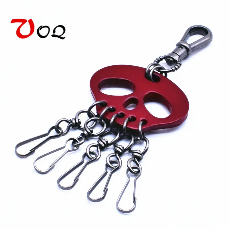 New Design Punk Hollow Genuine Leather Skull Key Chain 2018 Fashion Popular Men Car Key Ring with Women Bag Keychain Jewelry
New Design Punk Hollow Genuine Leather Skull Key Chain 2018 Fashion Popular Men Car Key Ring with Women Bag Keychain Jewelry