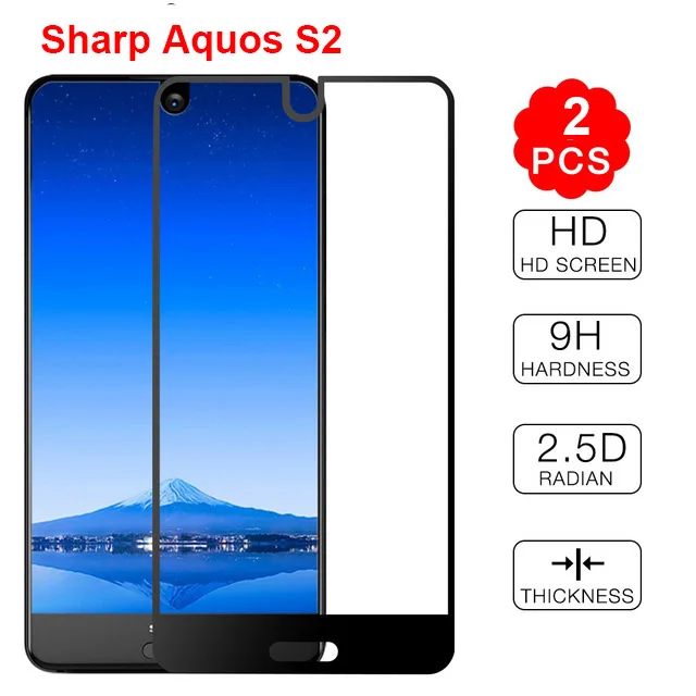 2Pcs Full Cover Screen Protector For Sharp Aquos S2 5.5 inch Protective Film Tempered Glass For Sharp Aquos S2 FS8010
2Pcs Full Cover Screen Protector For Sharp Aquos S2 5.5 inch Protective Film Tempered Glass For Sharp Aquos S2 FS8010