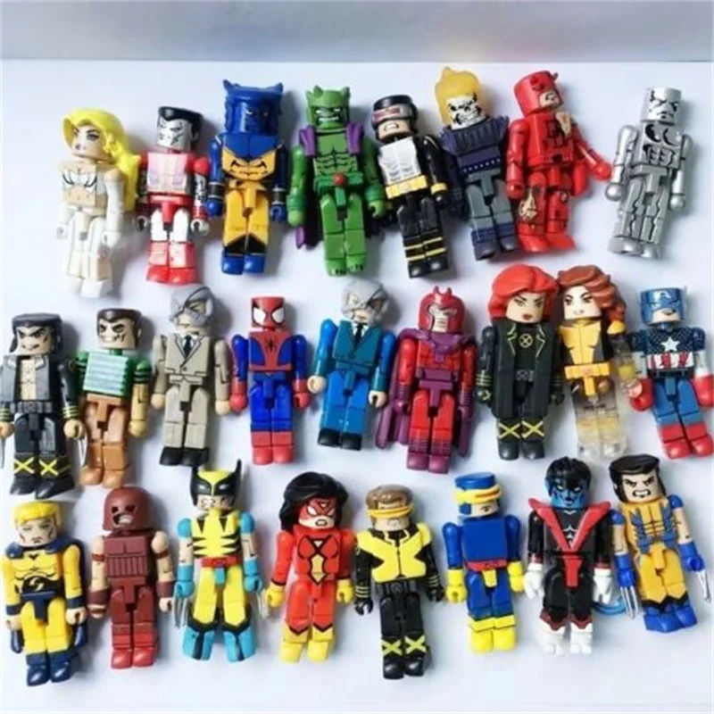 BIXE random Lot of 10 Minimates Marvel X-Men Captain American Spiderman Ironman Action Figure Bloks Building Toy GIFT FOR BOY
BIXE random Lot of 10 Minimates Marvel X-Men Captain American Spiderman Ironman Action Figure Bloks Building Toy GIFT FOR BOY
