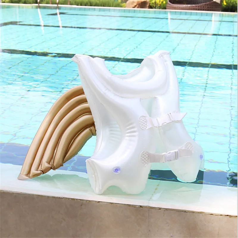 New Children's angel wings swim ring inflatable life jacket gold wings light buoyancy inflatable vest kids swimming pool float
New Children's angel wings swim ring inflatable life jacket gold wings light buoyancy inflatable vest kids swimming pool float