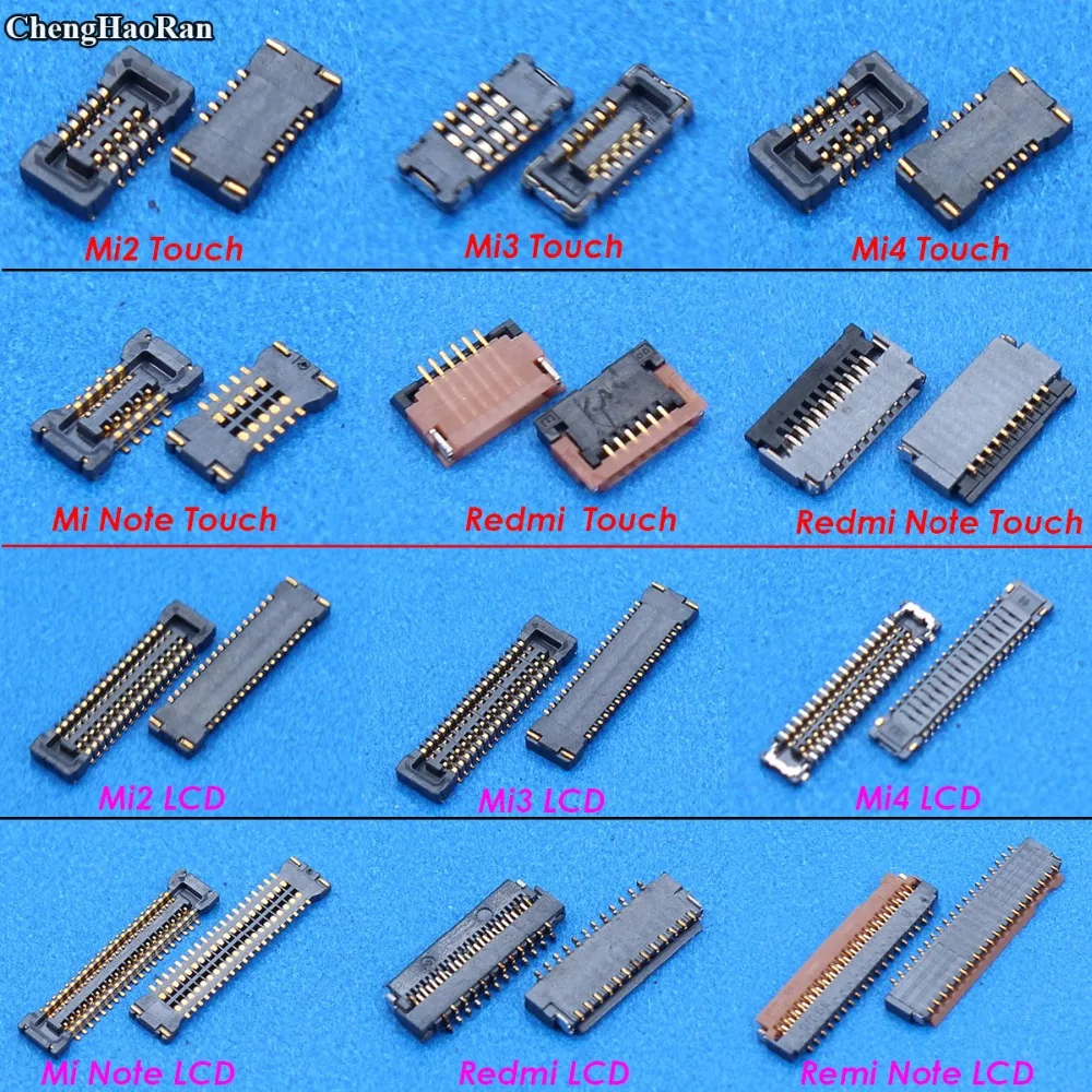 ChengHaoRan Touch &LCD Display Screen FPC Connector for Xiaomi Mi 4 Mi4 Mi2 Mi3 Note Redmi Note Logic on motherboard mainboard
ChengHaoRan Touch &LCD Display Screen FPC Connector for Xiaomi Mi 4 Mi4 Mi2 Mi3 Note Redmi Note Logic on motherboard mainboard