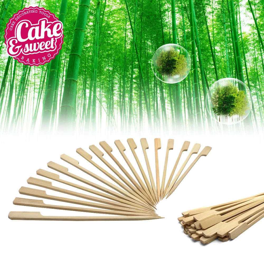 100/200pcs 4.7" Bamboo Skewers Paddle Sticks For BBQ Fruit Toothpicks Party Supplies Outdoor Tools Grill Shish
100/200pcs 4.7" Bamboo Skewers Paddle Sticks For BBQ Fruit Toothpicks Party Supplies Outdoor Tools Grill Shish