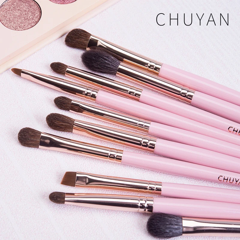 NAISI 10PCS Rose Gold Makeup Brush Set Eye Eyeshadow Brush Set Blending Professional Make up Brushes Set Tools Kit Goat-Horse
NAISI 10PCS Rose Gold Makeup Brush Set Eye Eyeshadow Brush Set Blending Professional Make up Brushes Set Tools Kit Goat-Horse