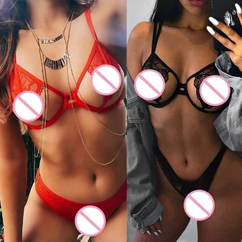 Seamless Sexy Lace Bra Brief Set Women Black Red Push Up Lingerie + Thong Set Underwear Nightwear Brief Sets
Seamless Sexy Lace Bra Brief Set Women Black Red Push Up Lingerie + Thong Set Underwear Nightwear Brief Sets