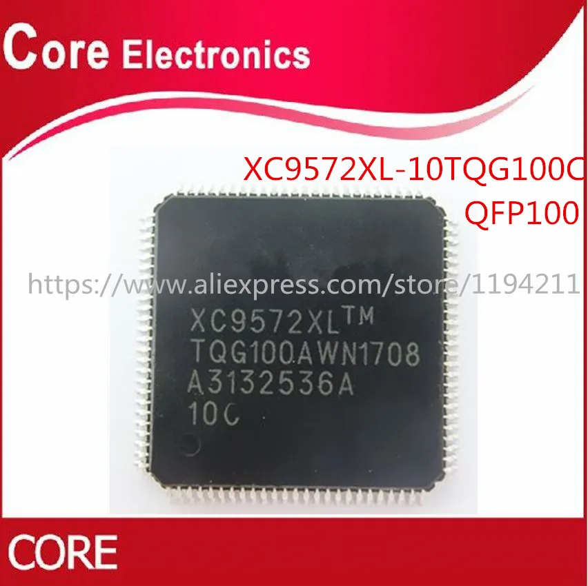 450PCS XC9572XL-10TQG100C XC9572XL-10TQG XC9572XL IC CPLD 72MC 10NS 100TQFP QFP100 | Электронные компоненты и