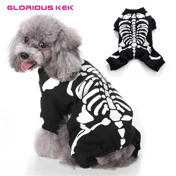 GLORIOUS KEK Halloween Pet Costumes for Small Dogs Skull Funny Dog Costume Holiday Cute Dog Clothes Jumpsuit Pet Clothing Gift
GLORIOUS KEK Halloween Pet Costumes for Small Dogs Skull Funny Dog Costume Holiday Cute Dog Clothes Jumpsuit Pet Clothing Gift
