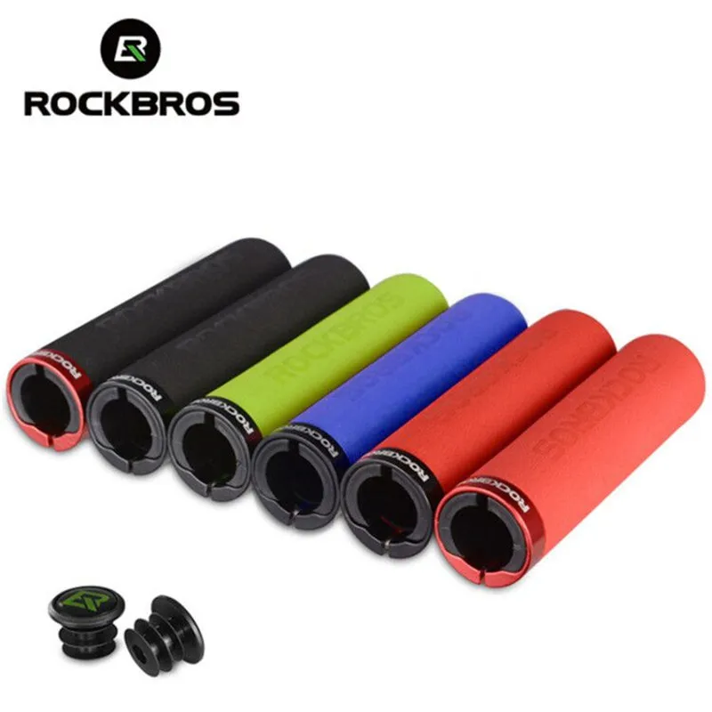 ROCKBROS mtb bicycle handlebar grips silicone sponge anti-slip shockproof soft bike handles ultraight handlebar bike accessories
ROCKBROS mtb bicycle handlebar grips silicone sponge anti-slip shockproof soft bike handles ultraight handlebar bike accessories