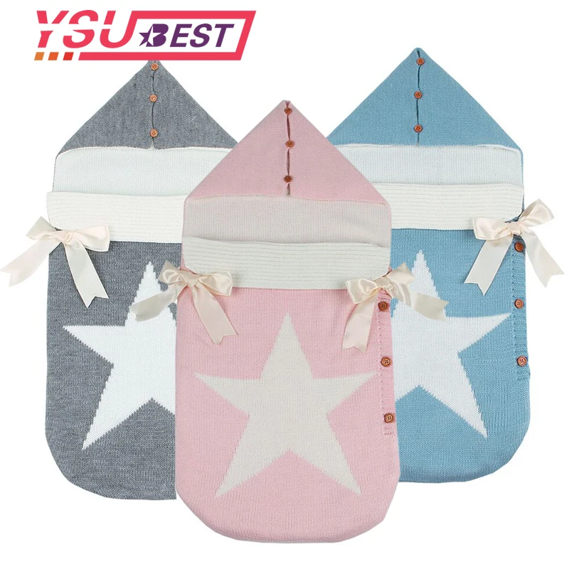 New Envelopes Newborns Five Star Knitted Sleeping Bags Autumn Grey Button Up Infant Baby Swaddle Wrap Sleep Sacks Spring Blanket
New Envelopes Newborns Five Star Knitted Sleeping Bags Autumn Grey Button Up Infant Baby Swaddle Wrap Sleep Sacks Spring Blanket