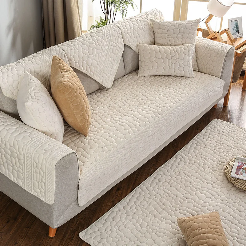 New 3D Stone Pattern Sofa Cover Towel Slipcover Plush Fabric Sofa Non-slip Couch Cover Corner Towel Mats for Living Room 1PCS
New 3D Stone Pattern Sofa Cover Towel Slipcover Plush Fabric Sofa Non-slip Couch Cover Corner Towel Mats for Living Room 1PCS