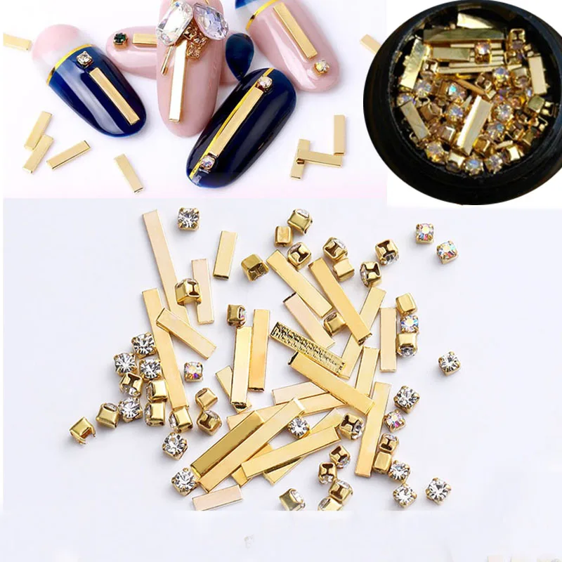 1Jar Claw,Metal Bar Cross Tansparent/AB Nail Art Rivet Gold Nail Studs Rhinestones Manicure 3D Nail Art Decorations Nails Charm
1Jar Claw,Metal Bar Cross Tansparent/AB Nail Art Rivet Gold Nail Studs Rhinestones Manicure 3D Nail Art Decorations Nails Charm
