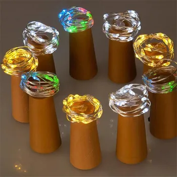 2M 20Led Glass Wine LED String Light Cork Shaped Wine Bottle Stopper Light Lamp Christmas Party Decoration Bottle Stopper Light
2M 20Led Glass Wine LED String Light Cork Shaped Wine Bottle Stopper Light Lamp Christmas Party Decoration Bottle Stopper Light
