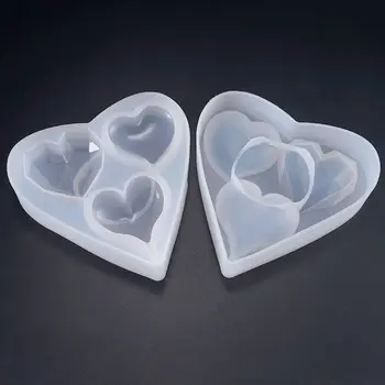 Transparent Love Heart Silicone Mold DY Making Epoxy Jewelry Beads Pendant Resin Casting Mould Jewelry Tools
Transparent Love Heart Silicone Mold DY Making Epoxy Jewelry Beads Pendant Resin Casting Mould Jewelry Tools