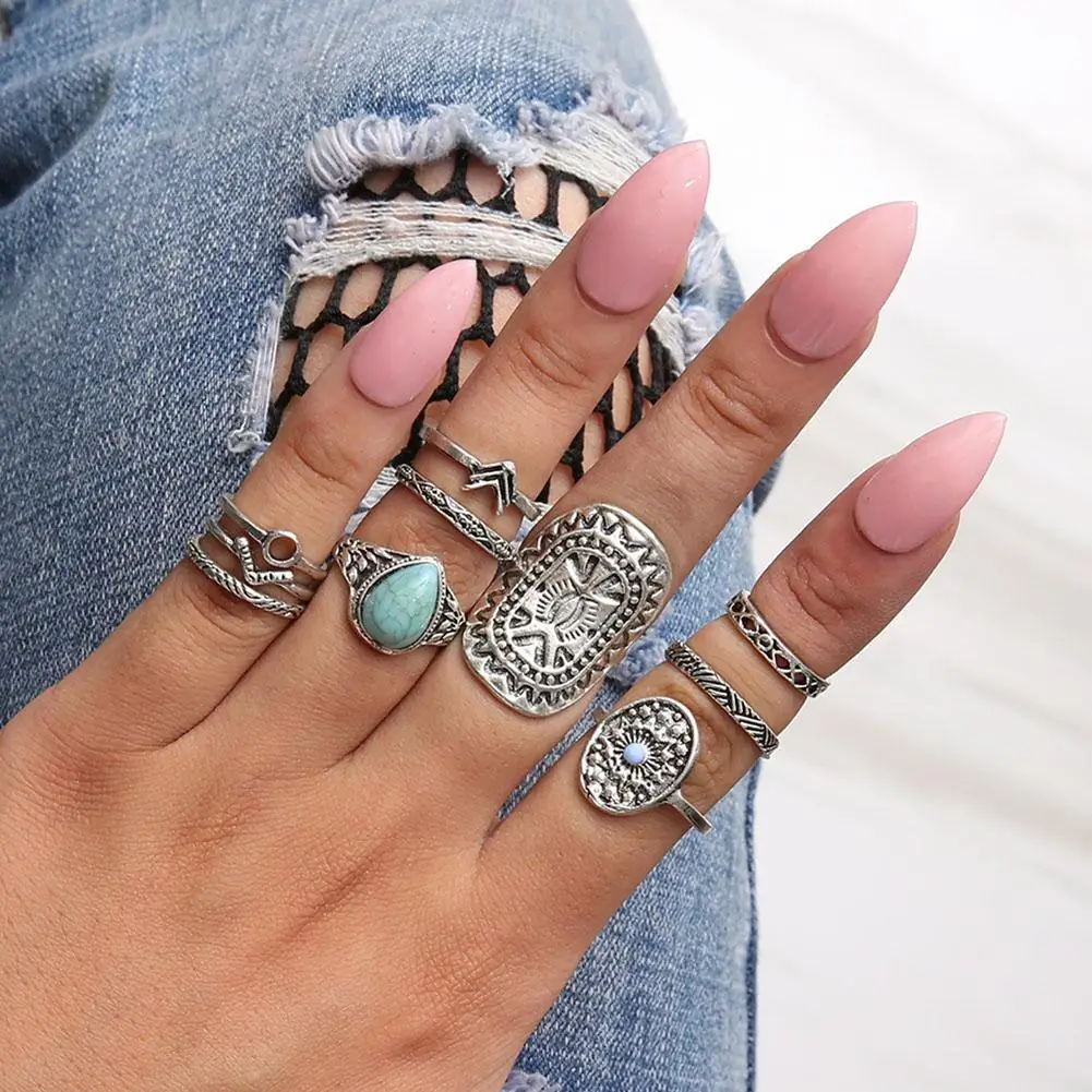 10Pcs/Set Knuckle Rings Set For Women Vintage Midi Stacking Finger Joint Party Rings Punk Jewelry Gift for Girl drop shipping
10Pcs/Set Knuckle Rings Set For Women Vintage Midi Stacking Finger Joint Party Rings Punk Jewelry Gift for Girl drop shipping