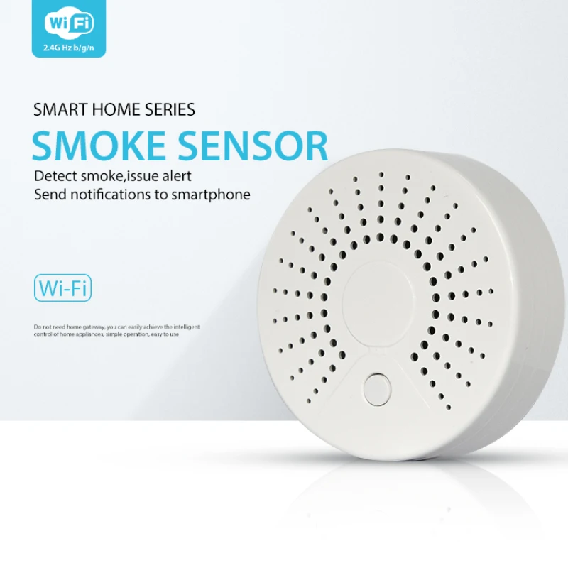 Wireless Smoke Temperature Detector Smart Wifi Fire Smoke Temperature Sensor Automation Home Security Alarm System Smart life
Wireless Smoke Temperature Detector Smart Wifi Fire Smoke Temperature Sensor Automation Home Security Alarm System Smart life