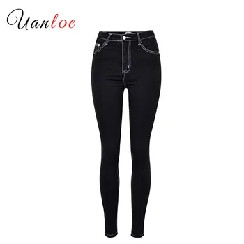 2019 Woman Skinny Black Jeans High Waist Stretch Jeans Pencil Pants Female Trousers Slim For Lady Large Size 2XL High Quality
2019 Woman Skinny Black Jeans High Waist Stretch Jeans Pencil Pants Female Trousers Slim For Lady Large Size 2XL High Quality