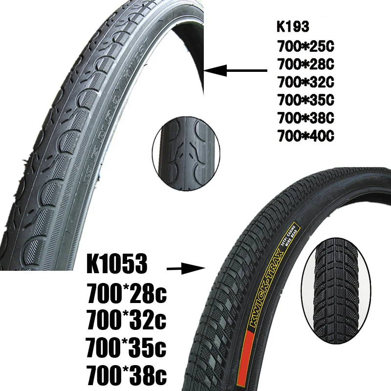 Bike Tires for Road Bike700c Tires 70C *25C/28C/32C/35C/38C/40C K193 K1053  Cruisers Bike Tyre Track Bike Fixed Bicycle Tires - AliExpress Sports   Entertainment