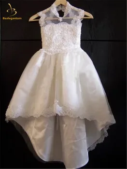 2019 Hot New High Neck Lace Kids Flower Girl Dresses Appliques Children Baby Girls Pageant Gown Vestido De Daminha QA571
2019 Hot New High Neck Lace Kids Flower Girl Dresses Appliques Children Baby Girls Pageant Gown Vestido De Daminha QA571